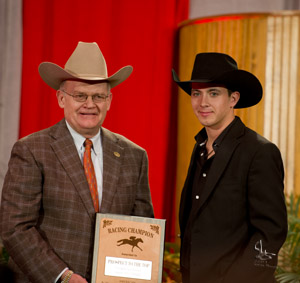 Prospect To The Top award for 2012 Champion Aged Stallion